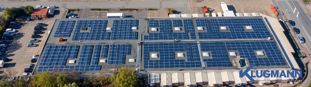 Photovoltaik Dachanlage Bergkamen 504 kWp Klugmann Energie